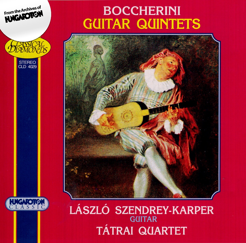 Luigi Boccherini: Three Guitar- Quintets by Szendrey-Karper László & Tátrai Quartet album cover