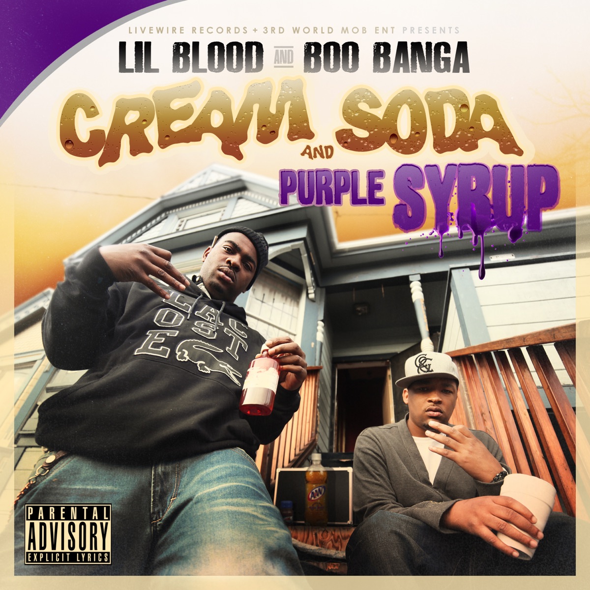 Cream Soda and Purple Syrup by Lil Blood & Boo Banga album cover