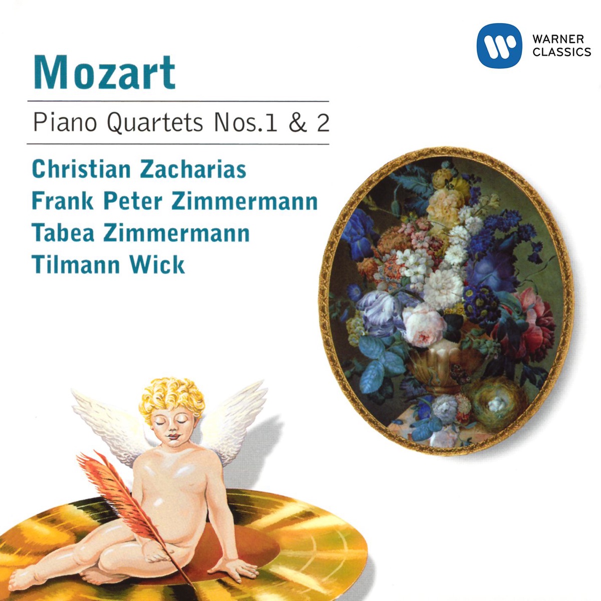 Mozart : Piano Quartets No. 1 K478 and No. 2 K493 by Christian Zacharias album cover