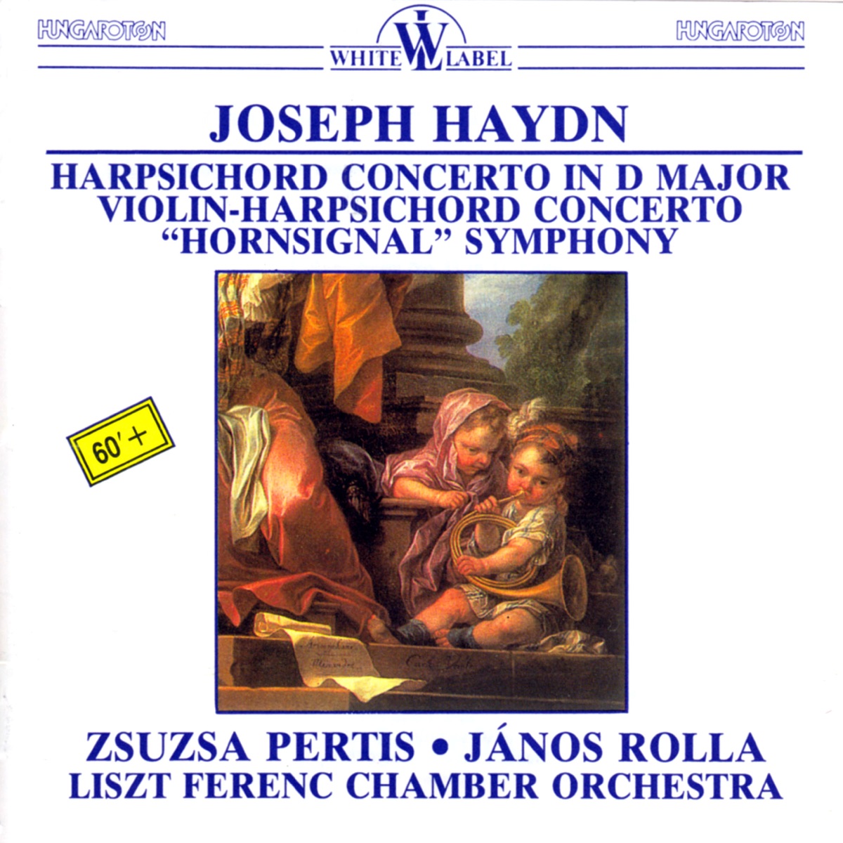 J. Haydn: Harpsichord Concertos by Zsuzsa Pertis, János Rolla, Adam Friedrich & Franz Liszt Chamber Orchestra album cover