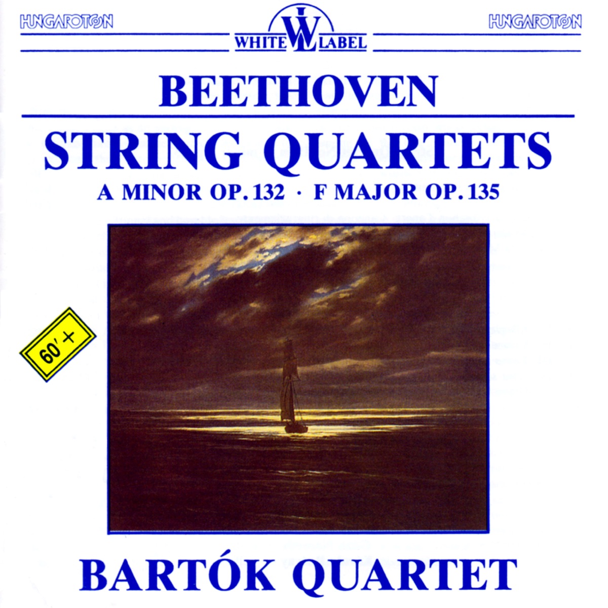 L. Beethoven: String Quartets Op.132 and 135 by Bartók Quartet album cover