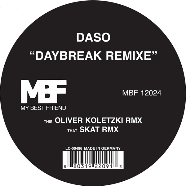 Daybreak Remixe - Single by Daso album cover