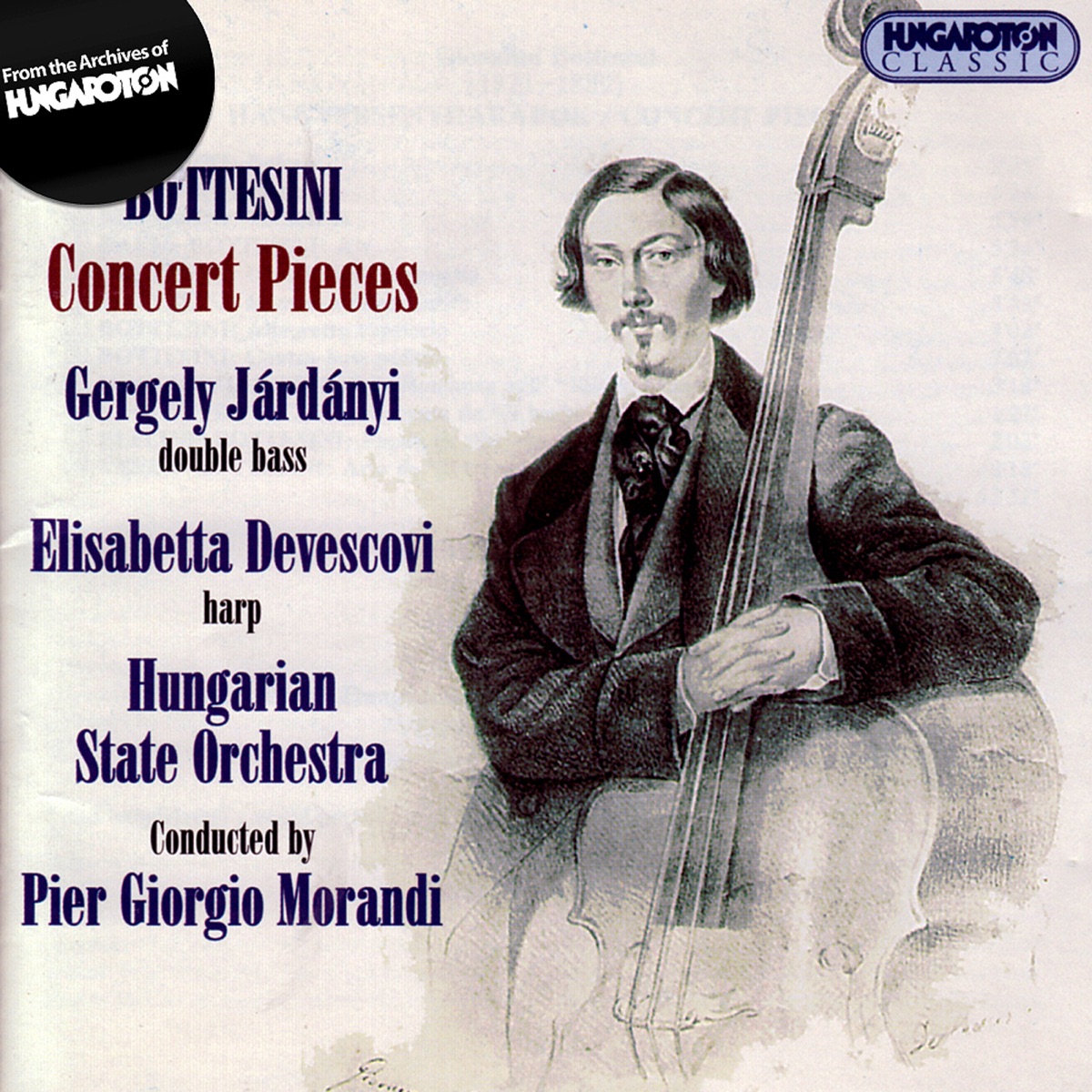 Concert Pieces by Gergely Járdányi, Elisabetta DEVESCOVI, MORANDI Pier Giorgio & Hungarian State Orchestra album cover