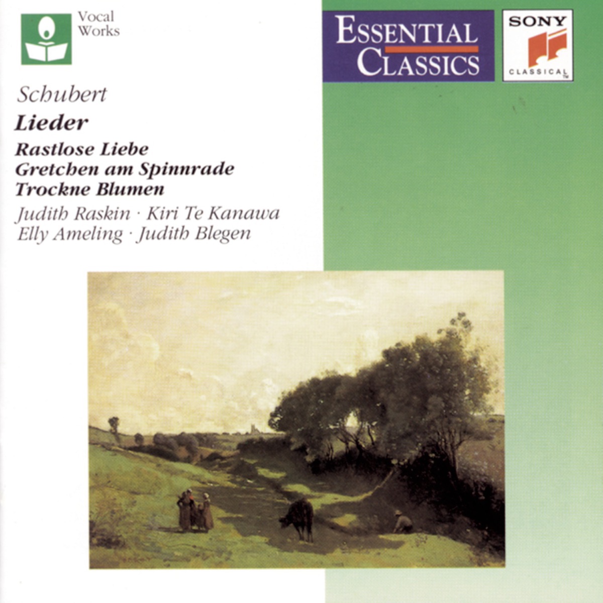 Essential Classics: Lieder by Dame Kiri Te Kanawa, Elly Ameling & Judith Raskin album cover
