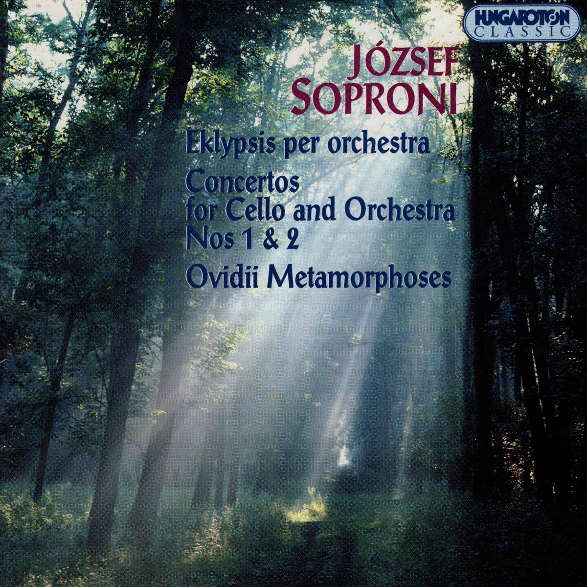 Eklypsis, Cello Concertos by Erika Sziklay, László Mező, Miklós Perényi, Hungarian Radio and Television Chorus, Budapest Symphony Orchestra, György Lehel, András Ligeti, Miklós Erdélyi & Ferenc Sapszon album cover
