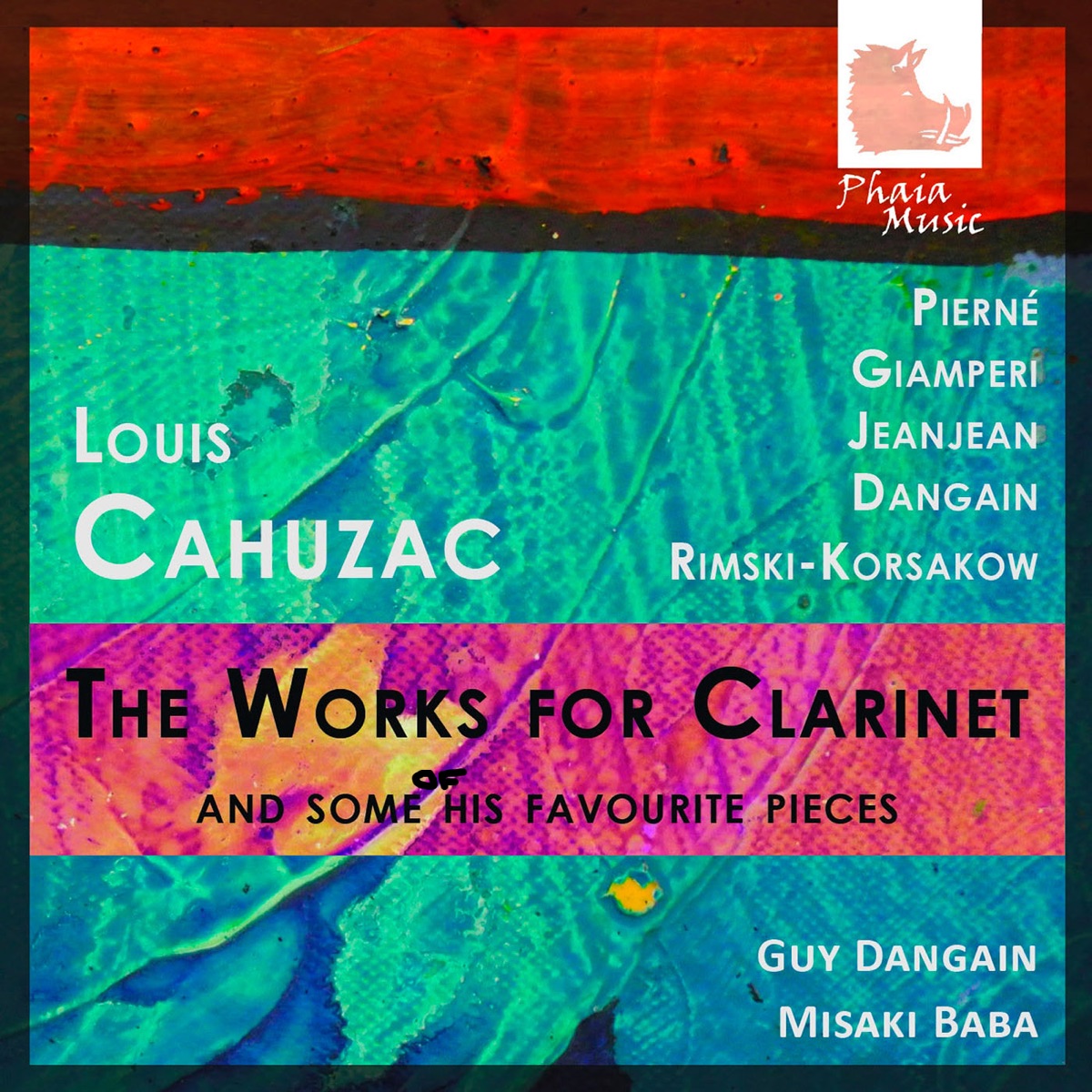 Cahuzac: The Works for Clarinet and Some of His Favourite Pieces by Guy Dangain & Misaki Baba album cover
