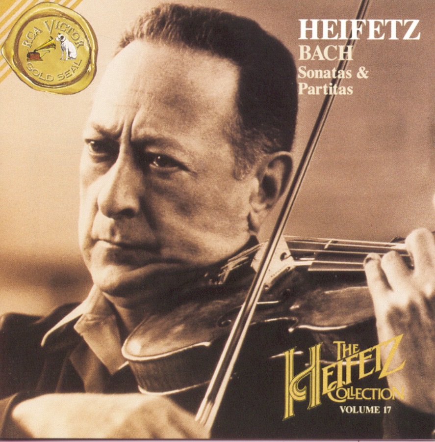 The Heifetz Collection, Volume 17 - Bach: Sonatas & Partitas by Jascha Heifetz album cover