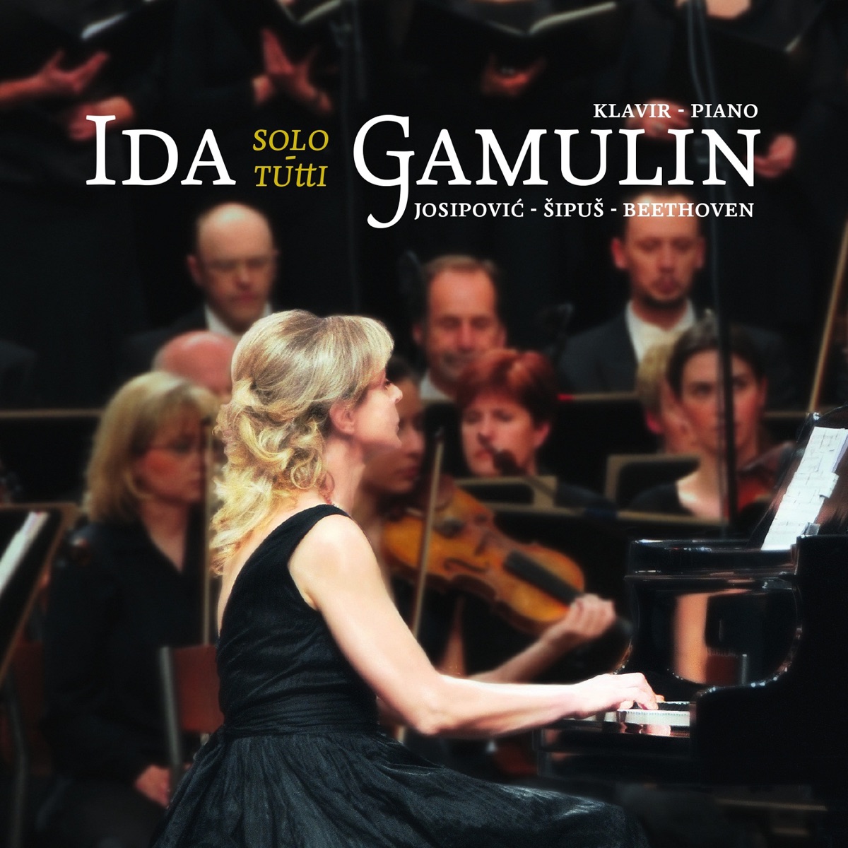 Solo Tutti by Ida Gamulin, Simfonijski Orkestar HRT-a, Berislav Sipus & Uros Lajovic album cover