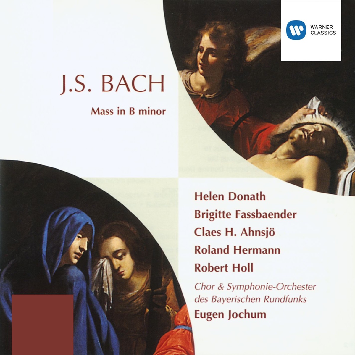 Bach Mass in B minor by Eugen Jochum, Claes Hakon Ahnsjö, Bavarian Radio Chorus, Helen Donath, Brigitte Fassbaender, Roland Hermann, Robert Holl & Bavarian Radio Symphony Orchestra album cover