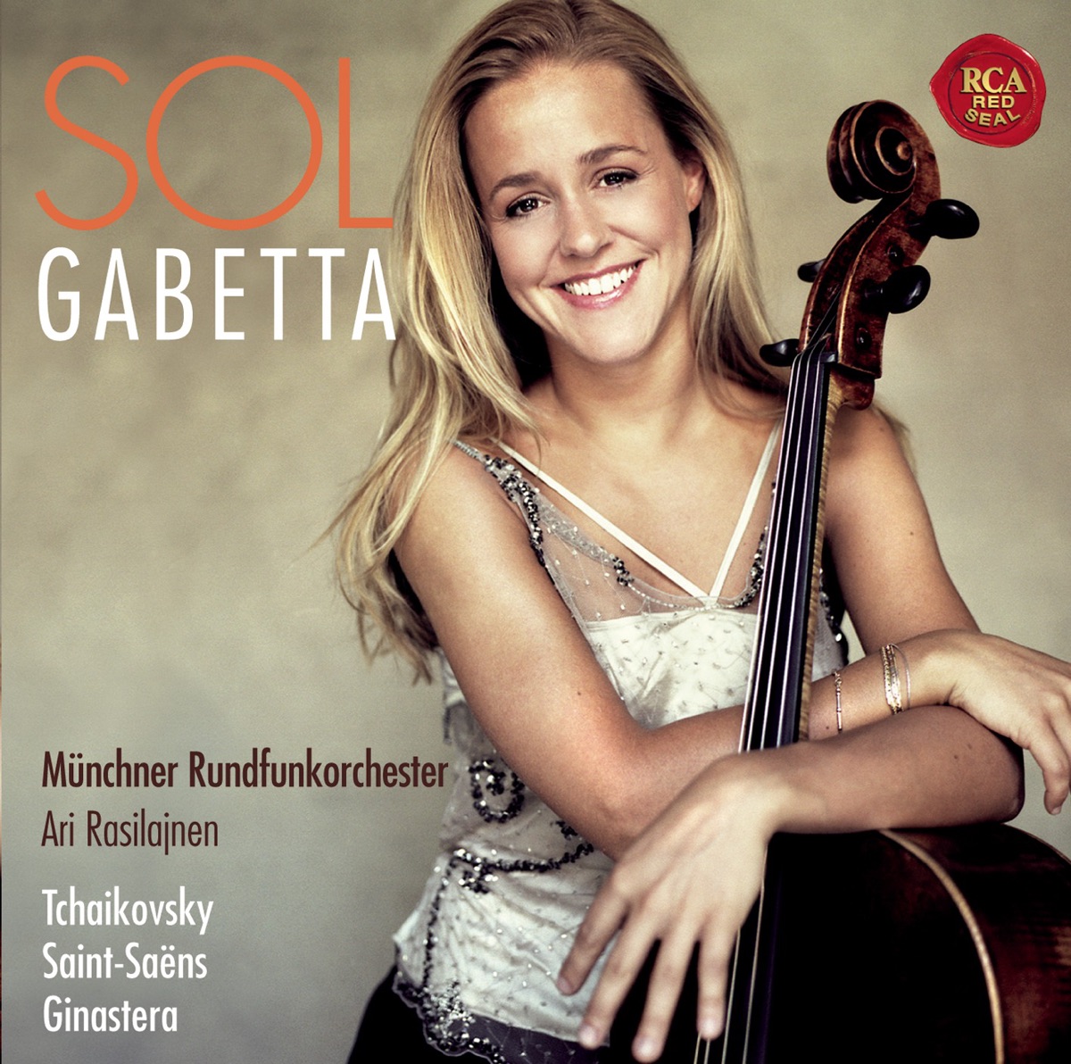 Sol Gabetta Plays Tchaikovsky, Saint-Saëns, Ginastera by Sol Gabetta, Munich Radio Orchestra & Ari Rasilainen album cover