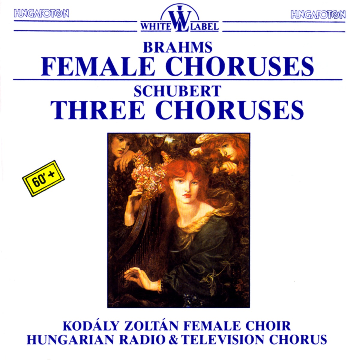 Brahms: Female Choruses, Schubert: Three Choruses by Kodály Zoltán Female Choir, Budapest & Hungarian Radio and Television Chorus album cover