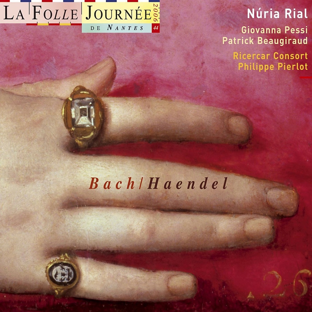 Bach & Handel by Núria Rial, Philippe Pierlot & Ricercar Consort album cover
