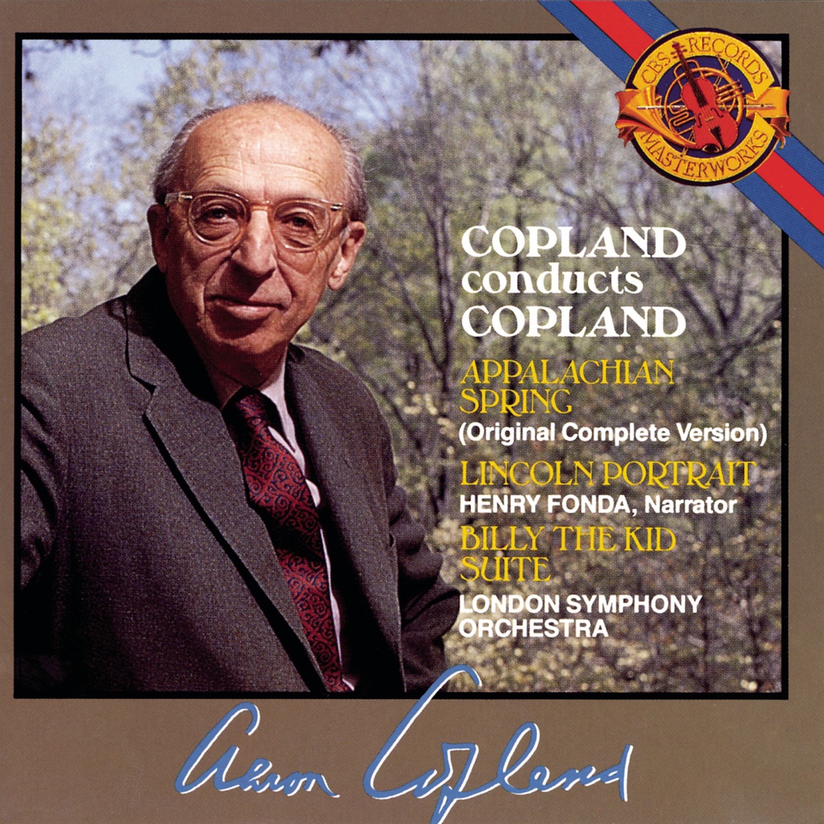 Copland Conducts Copland: Appalachan Spring, Lincoln Portrait, Billy the Kid by London Symphony Orchestra album cover