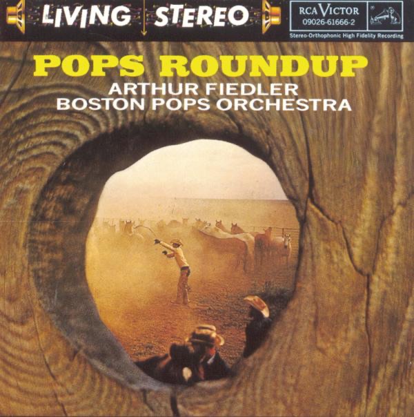 Pops Roundup by Arthur Fiedler & Boston Pops Orchestra album cover