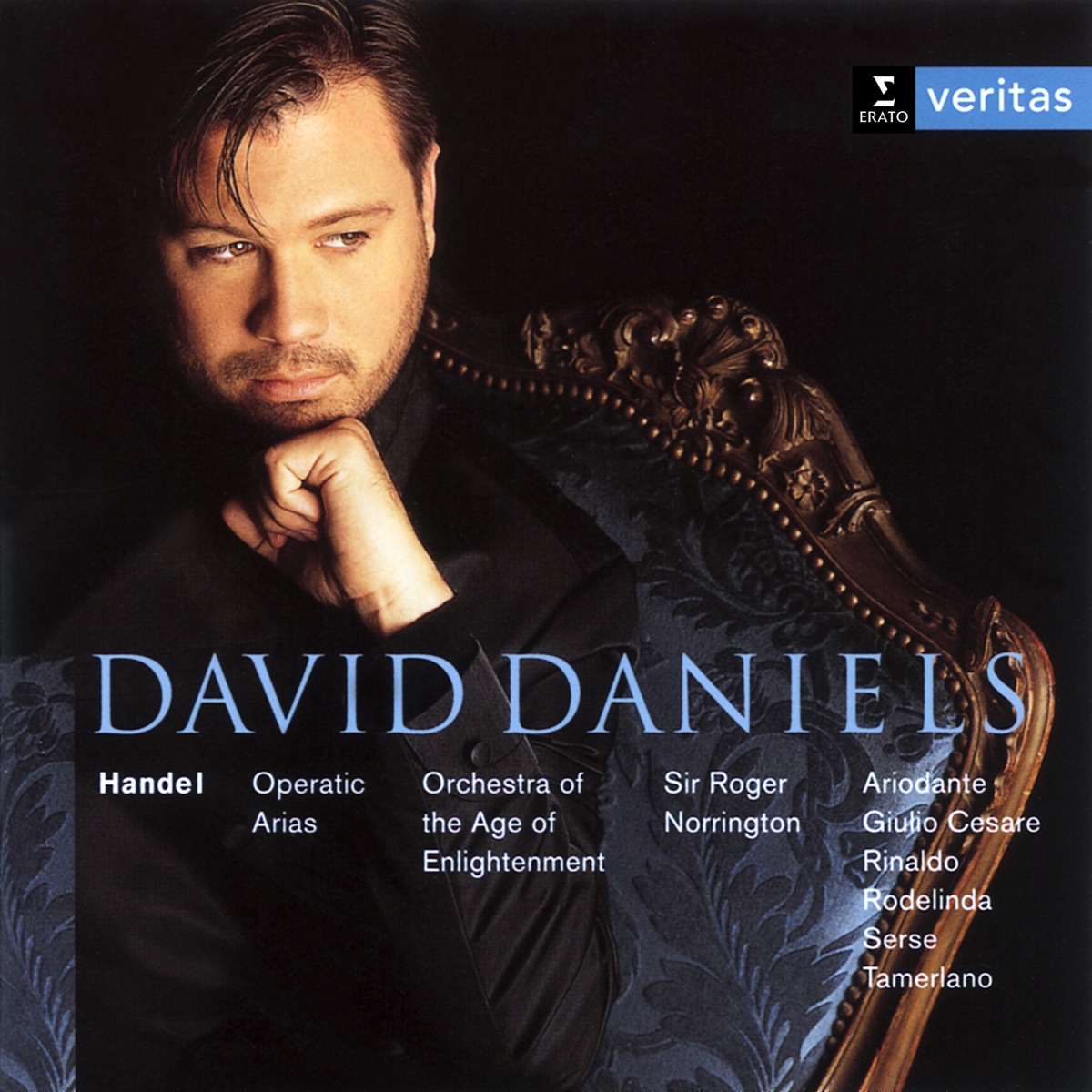 Handel - Arias by David Daniels, Roger Montgomery, Sir Roger Norrington & Orchestra of the Age of Enlightenment album cover
