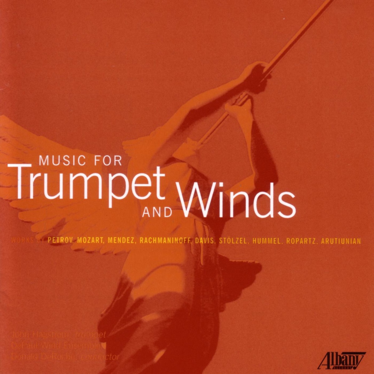 Music for Trumpet and Winds by DePaul University Wind Ensemble & Johann Nepomuk Hummel album cover