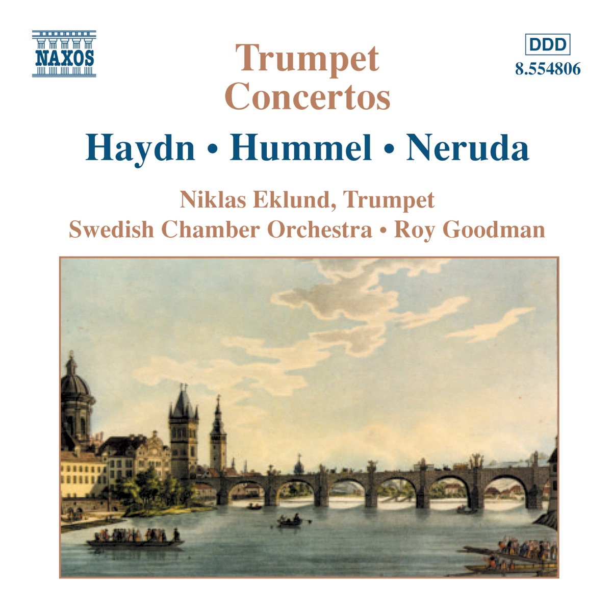 Haydn, Hummel & Neruda: Trumpet Concertos by Niklas Eklund, Roy Goodman & Swedish Chamber Orchestra album cover