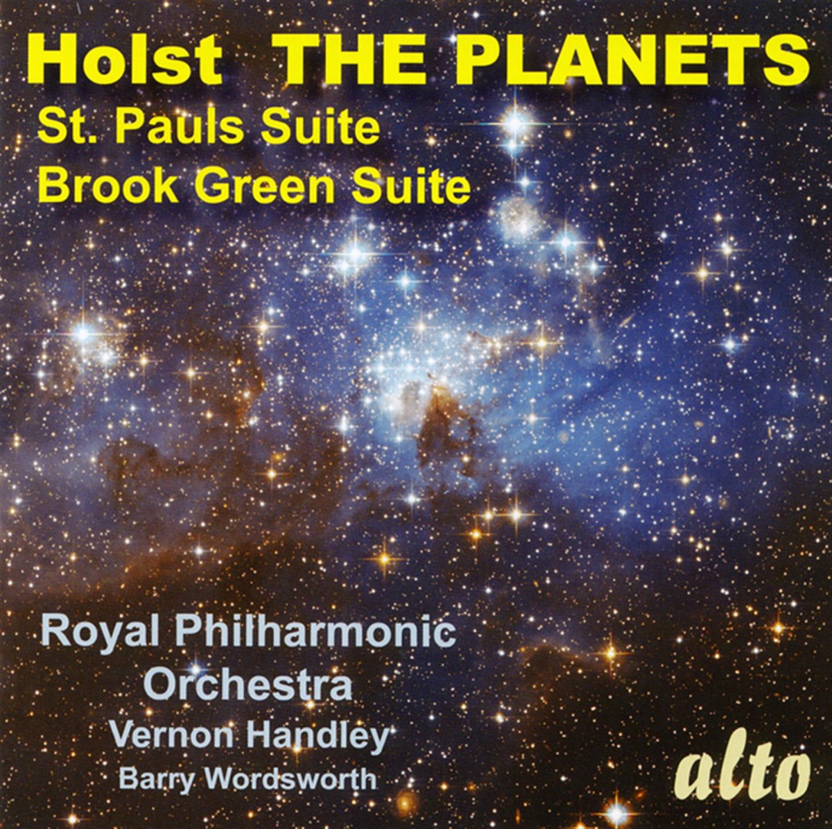 Holst: Planets Suite, St. Paul's Suite, Brook Green Suite by Royal Philharmonic Orchestra & Vernon Handley album cover