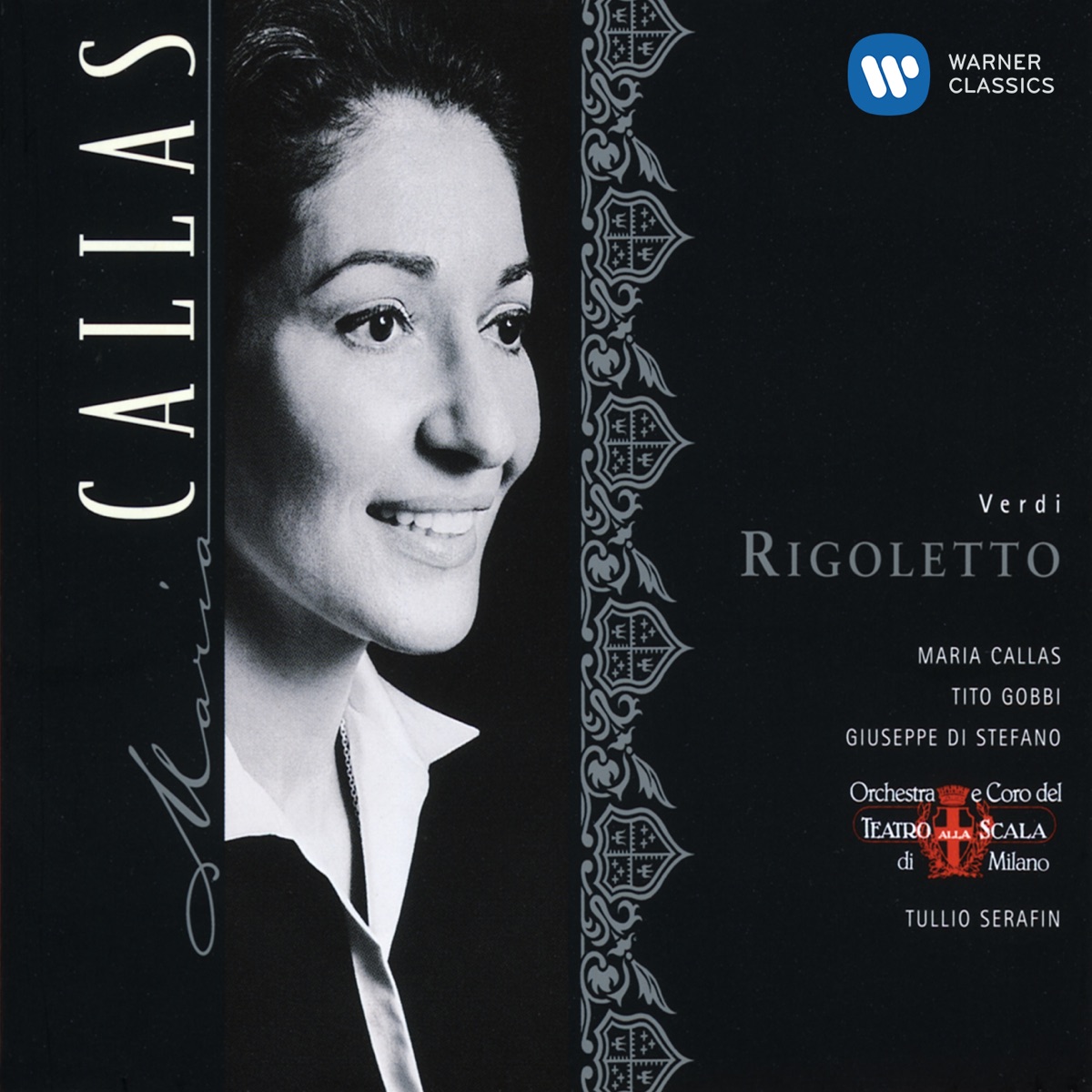 Verdi: Rigoletto by Maria Callas, Tito Gobbi, Teatro Alla Scala Orchestra & Tullio Serafin album cover