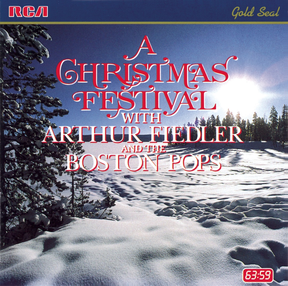 A Christmas Festival by Arthur Fiedler album cover