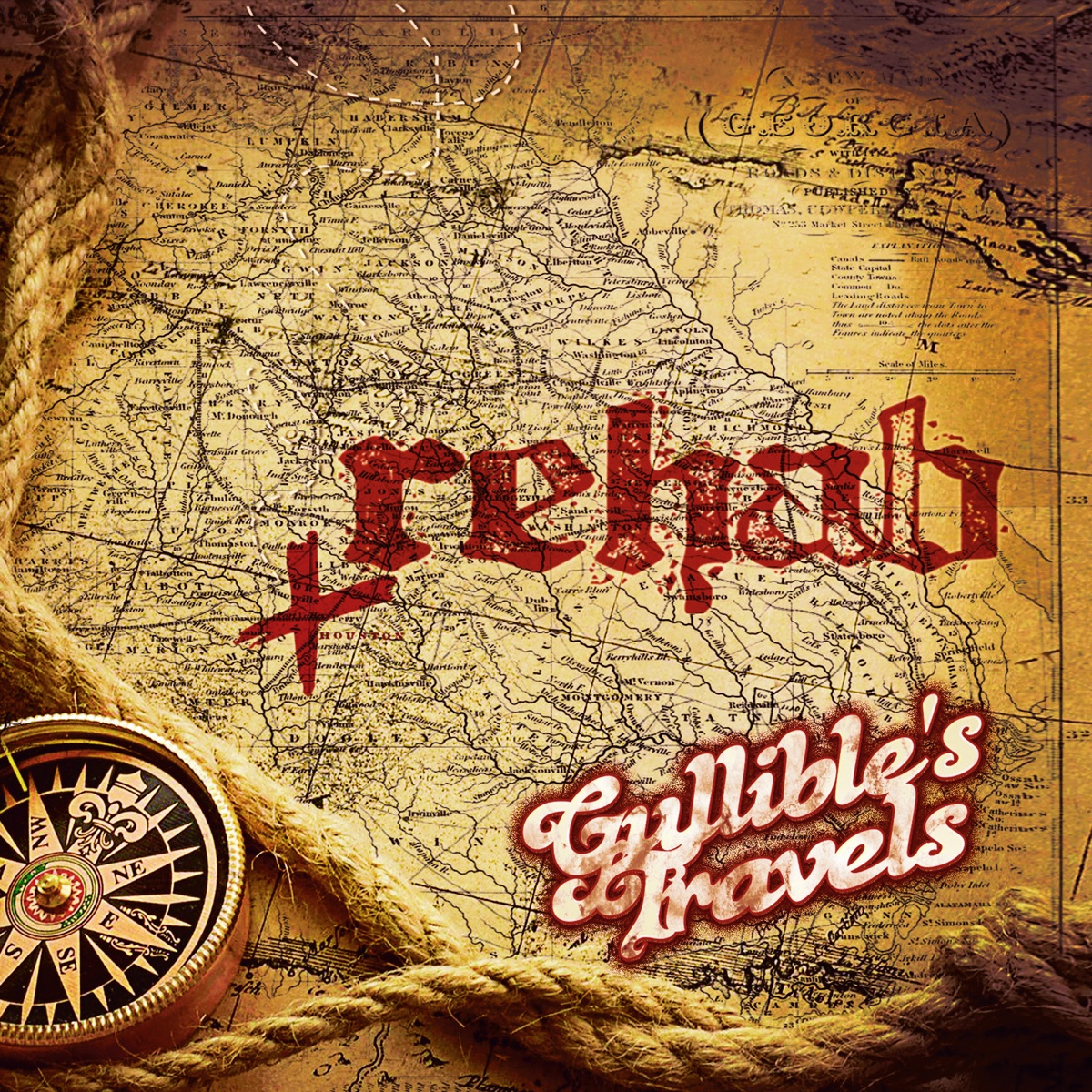 Gullible's Travels by Rehab album cover