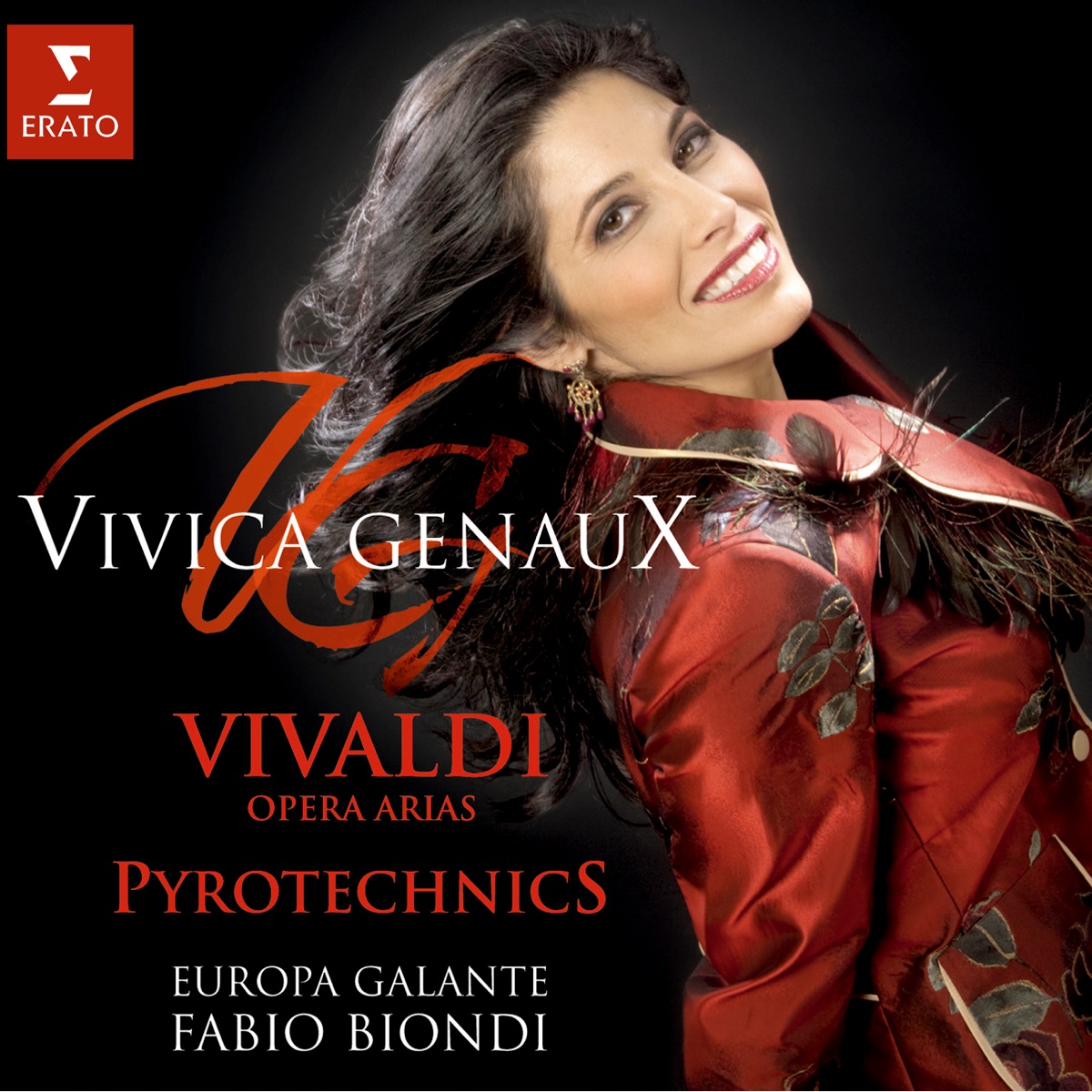 Vivaldi "Pyrotechnics" - Opera Arias by Fabio Biondi, Vivica Genaux & Europa Galante album cover