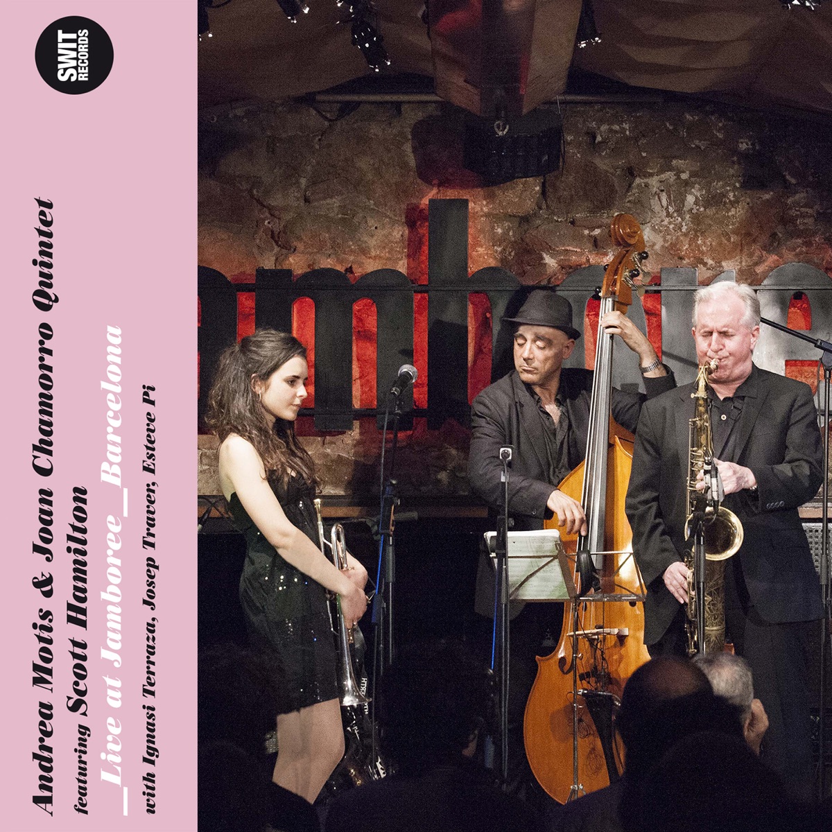 Live at Jamboree - Barcelona (feat. Scott Hamilton, Ignasi Terraza, Josep Traver & Esteve Pi) by Andrea Motis & Joan Chamorro album cover