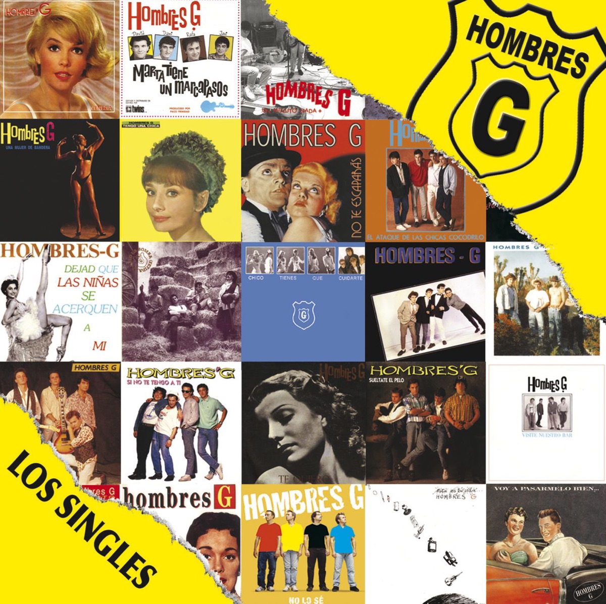 Los Singles 1985 - 2005 by Hombres G album cover