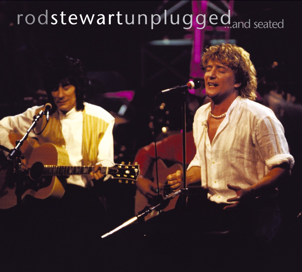 Unplugged... And Seated (Live) by Rod Stewart album cover