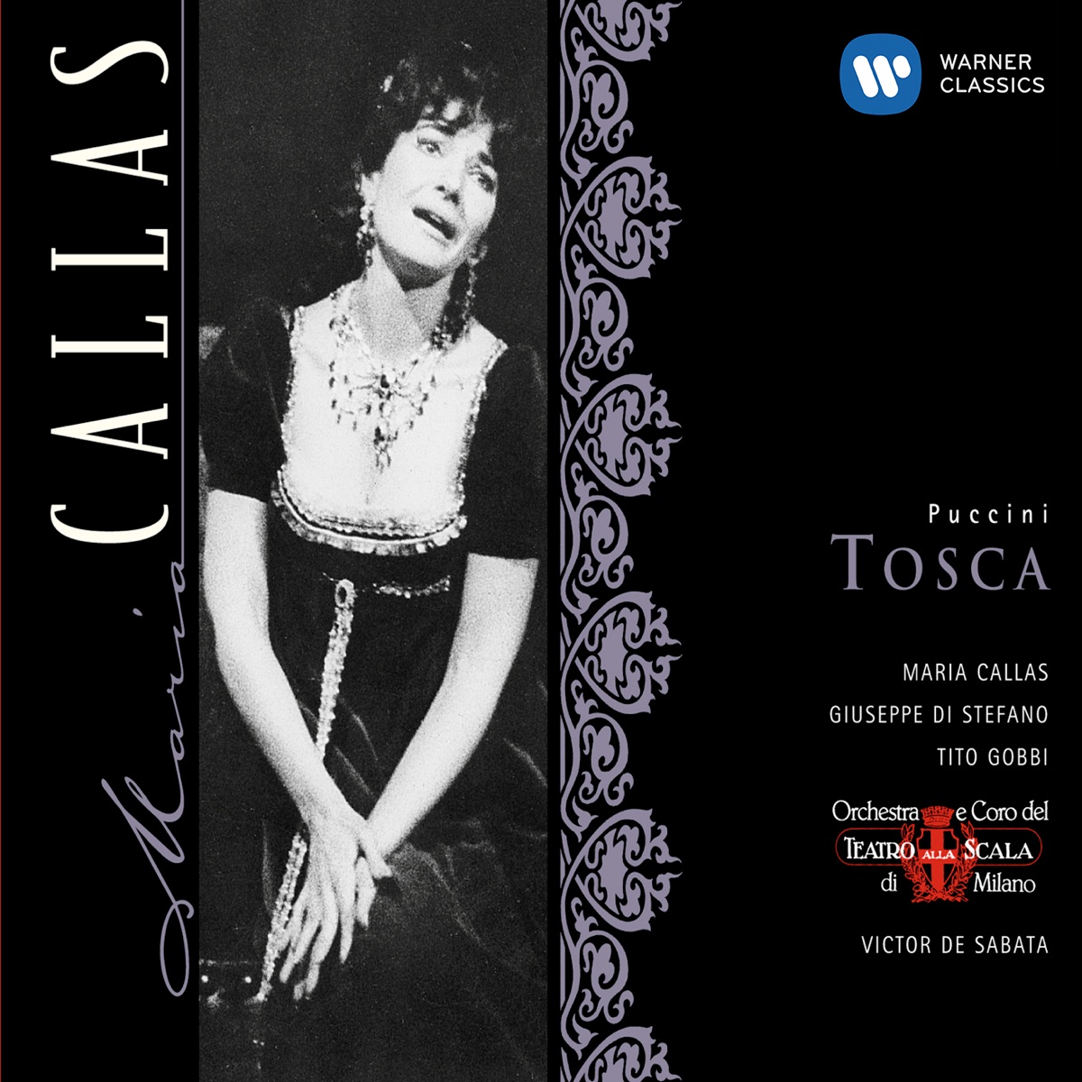 Puccini: Tosca by Maria Callas, Giuseppe di Stefano & Victor de Sabata album cover