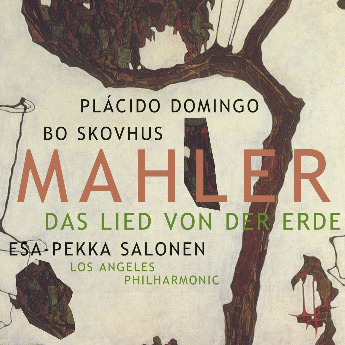 Mahler: Das Lied Von Der Erde by Esa-Pekka Salonen, Bo Skovhus, Los Angeles Philharmonic & Plácido Domingo album cover