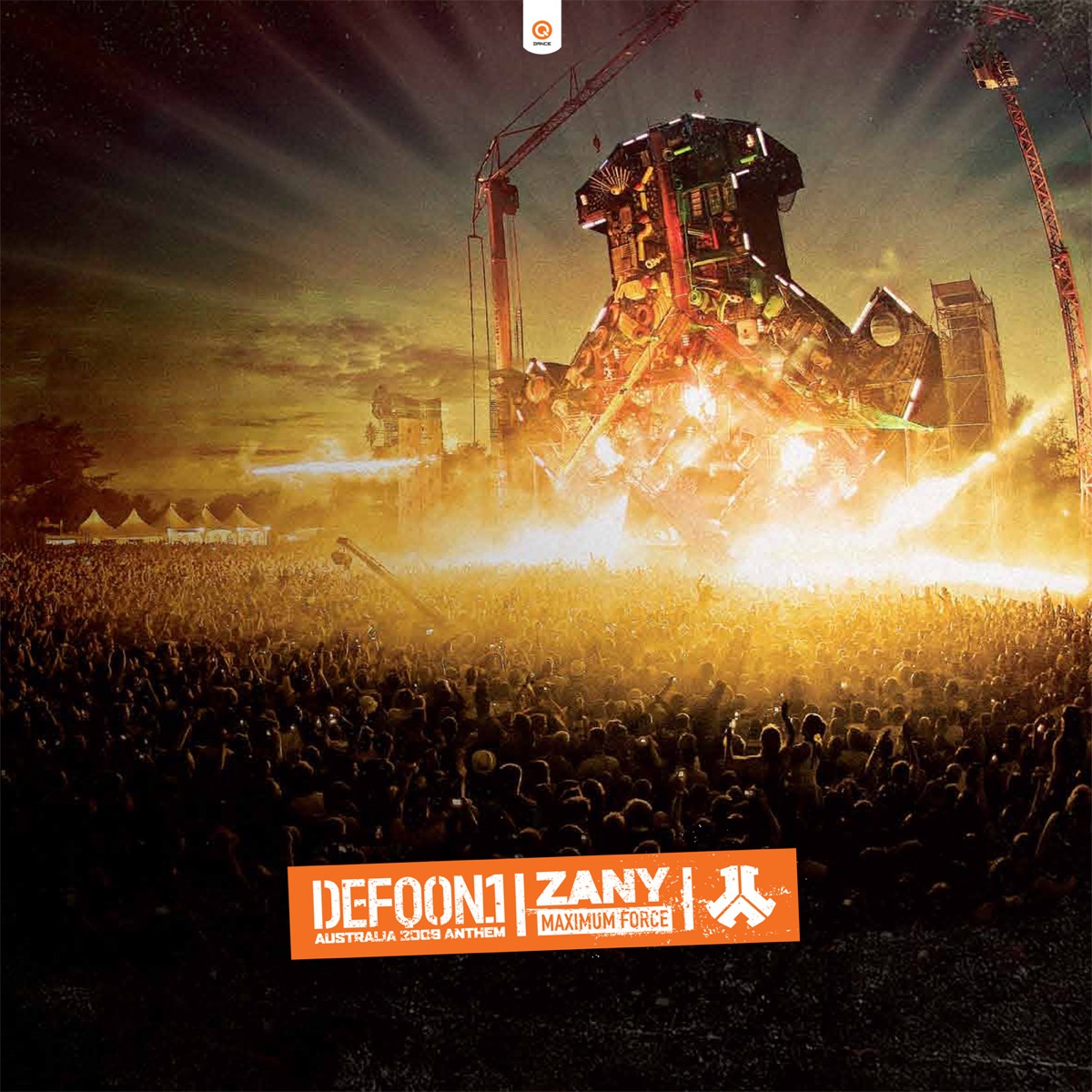 Maximum Force - Single (Defqon.1 Australia 2009 Anthem) by Zany album cover