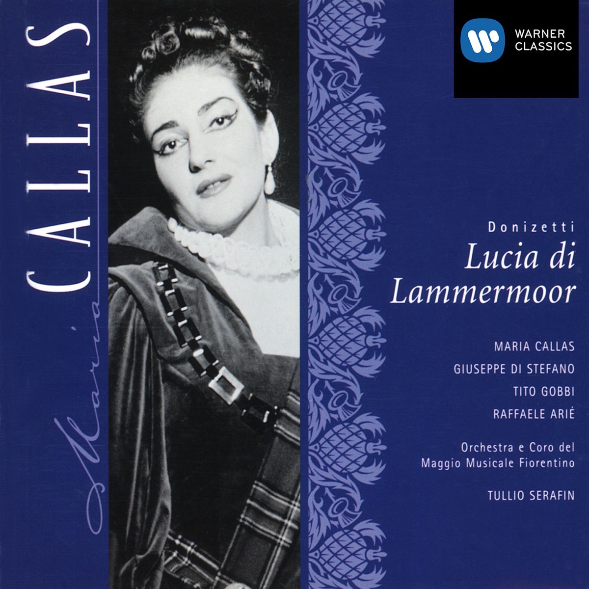 Donizetti: Lucia di Lammermoor by Maria Callas & Tullio Serafin album cover
