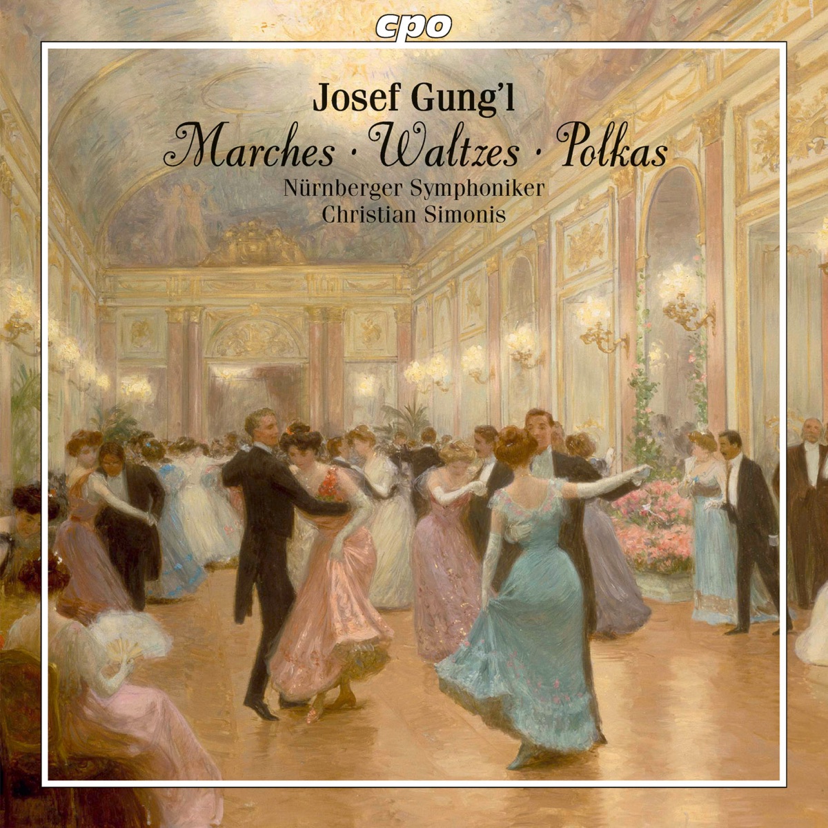 Gungl: Marches, Waltzes & Polkas by Christian Simonis & Nürnberger Symphoniker album cover