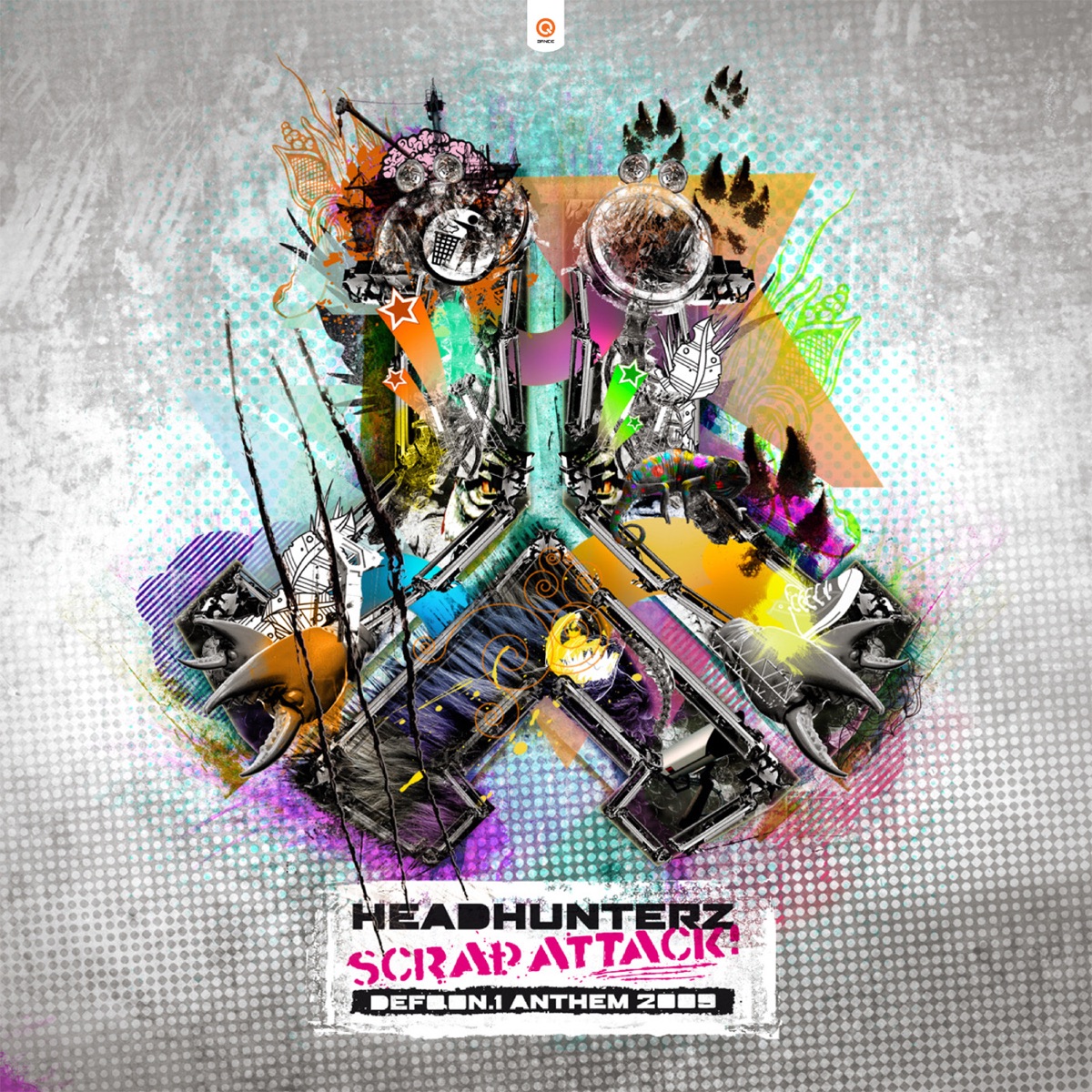 Scrap Attack (Defqon.1 Anthem 2009) - Single by Headhunterz album cover