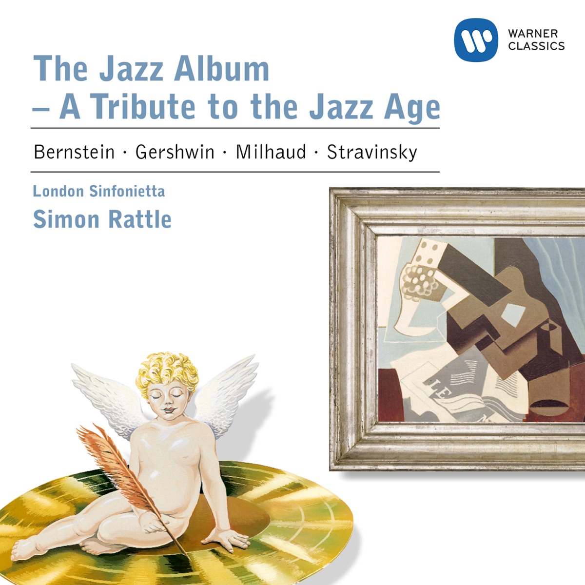 The Jazz Album by John Harle, London Sinfonietta, Michael Collins, Peter Donohoe & Sir Simon Rattle album cover