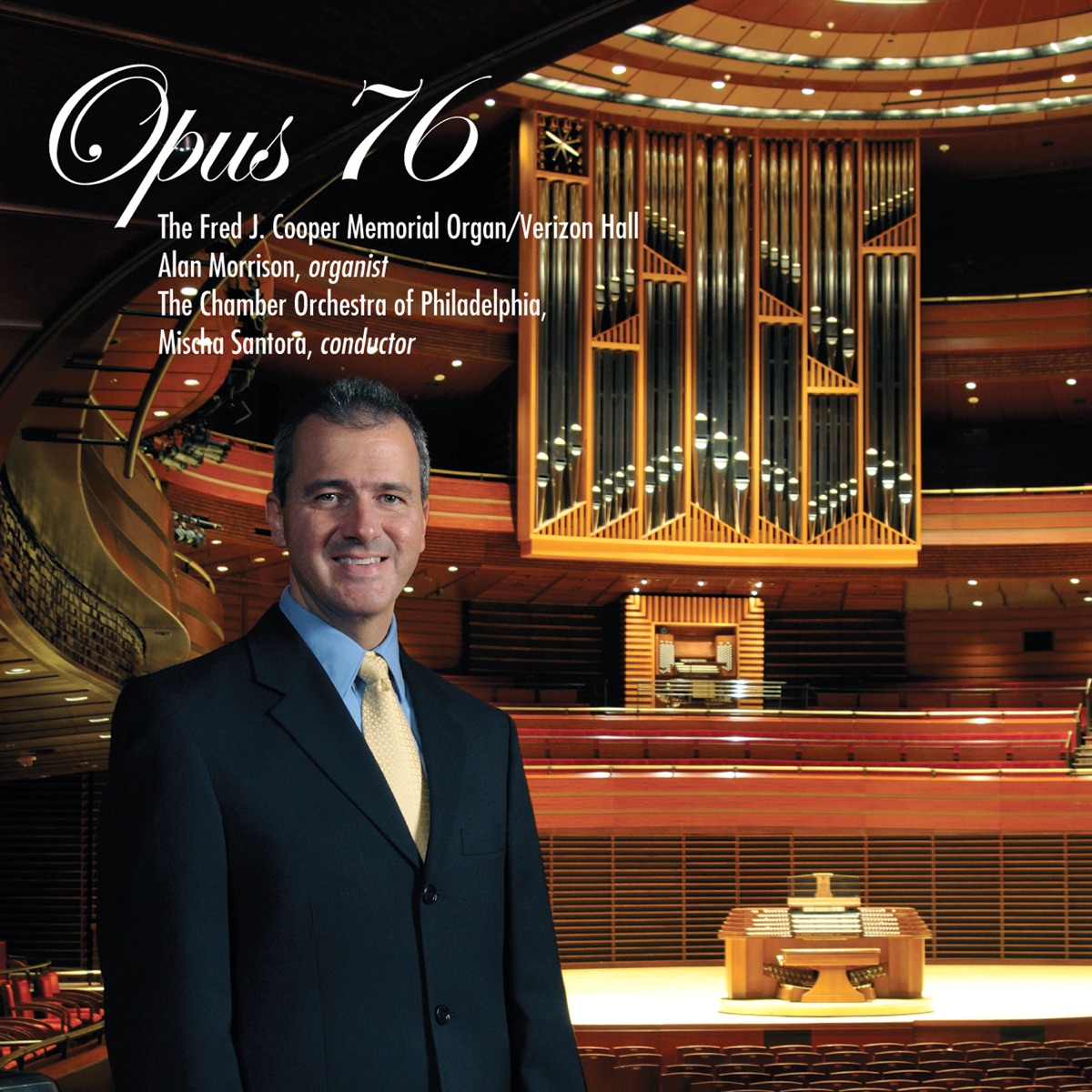 Opus 76 by Alan Morrison, organ album cover
