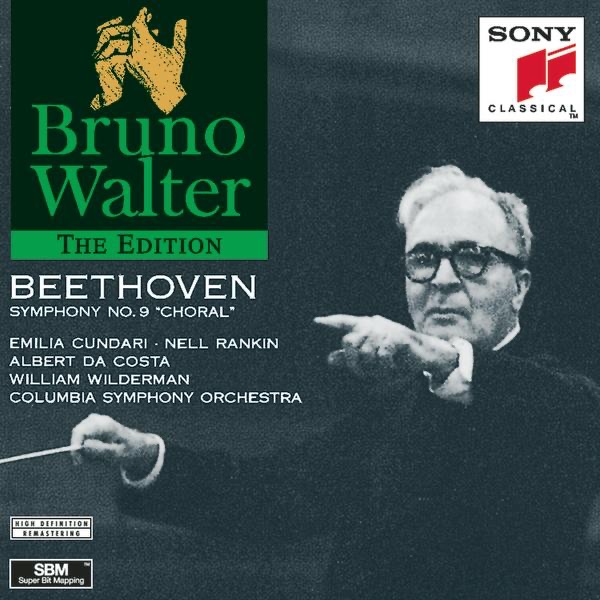 Beethoven: Symphony No. 9 by Bruno Walter, Columbia Symphony Orchestra & Westminster Choir album cover