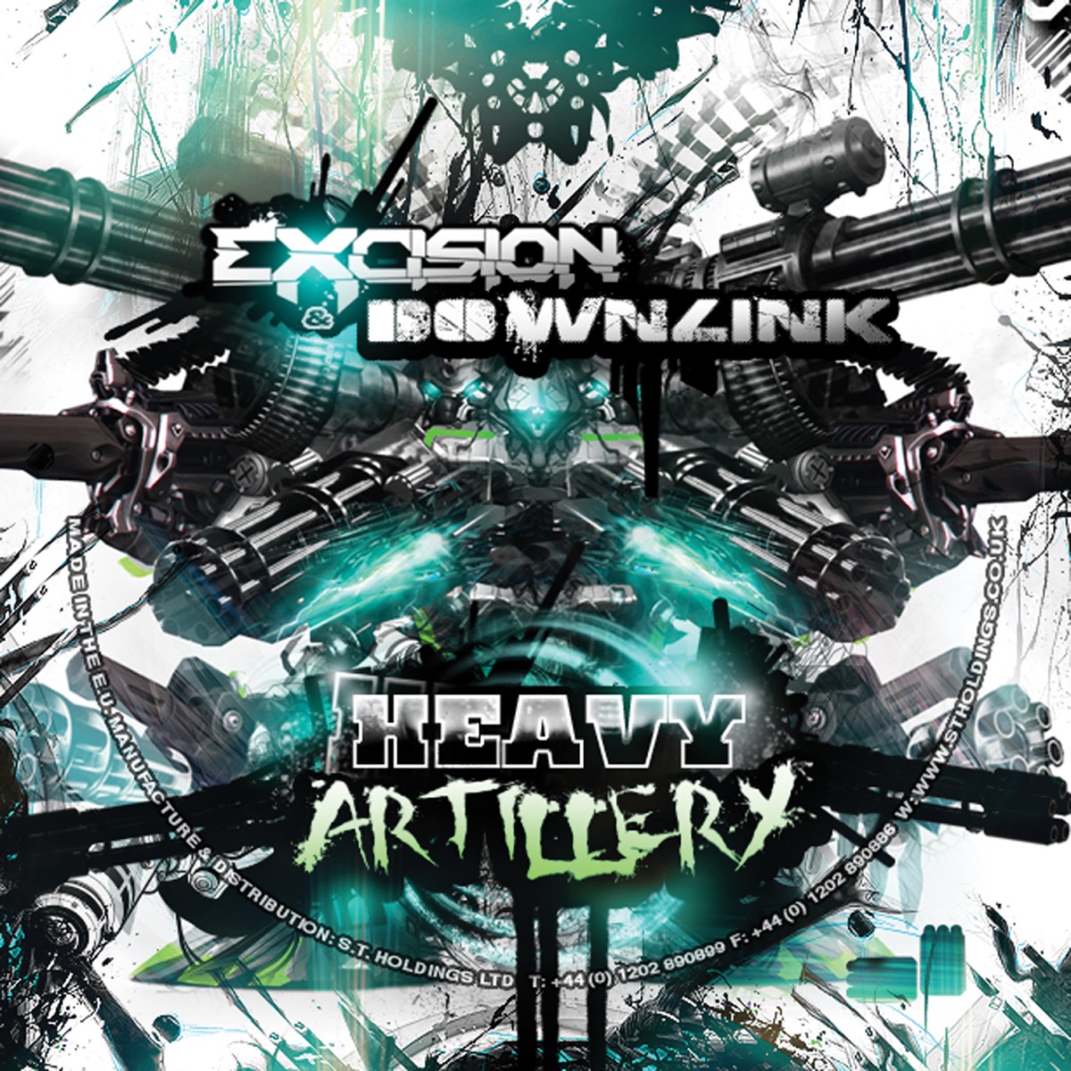Heavy Artillery / Reploid by Excision & Downlink album cover