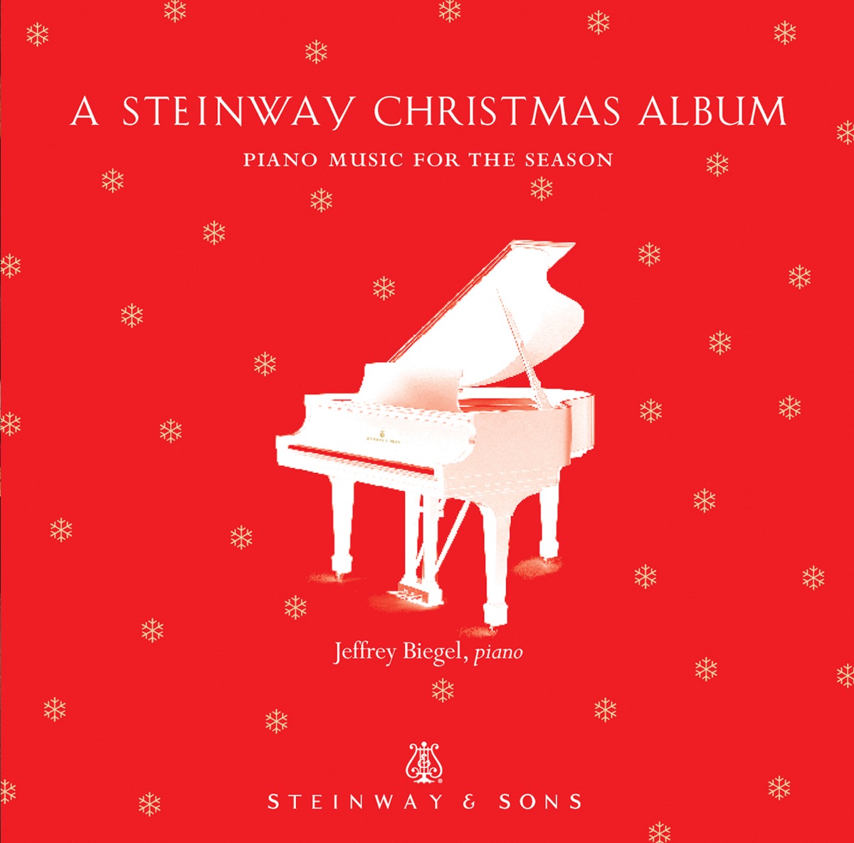 A Steinway Christmas Album by Jeffrey Biegel album cover