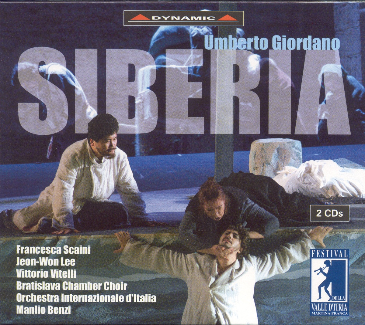 Giordano: Siberia by Eufemia Tufano, Italian International Orchestra, Bratislava Chamber Choir & Manlio Benzi album cover