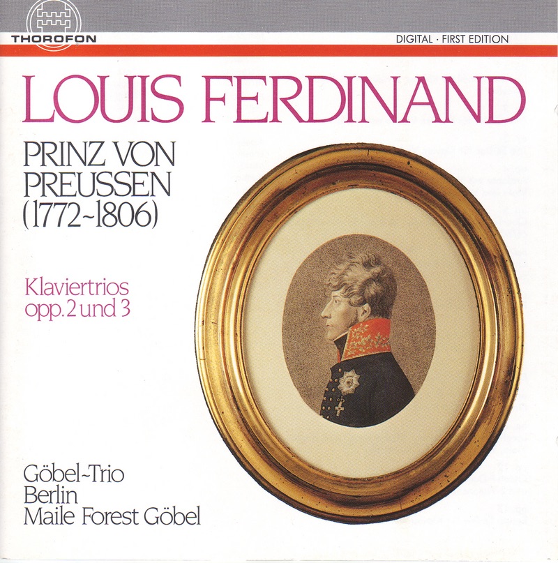 Louis Ferdinand: Klaviertrios, Opp. 2 Und 3 by Gobel-Trio Berlin album cover