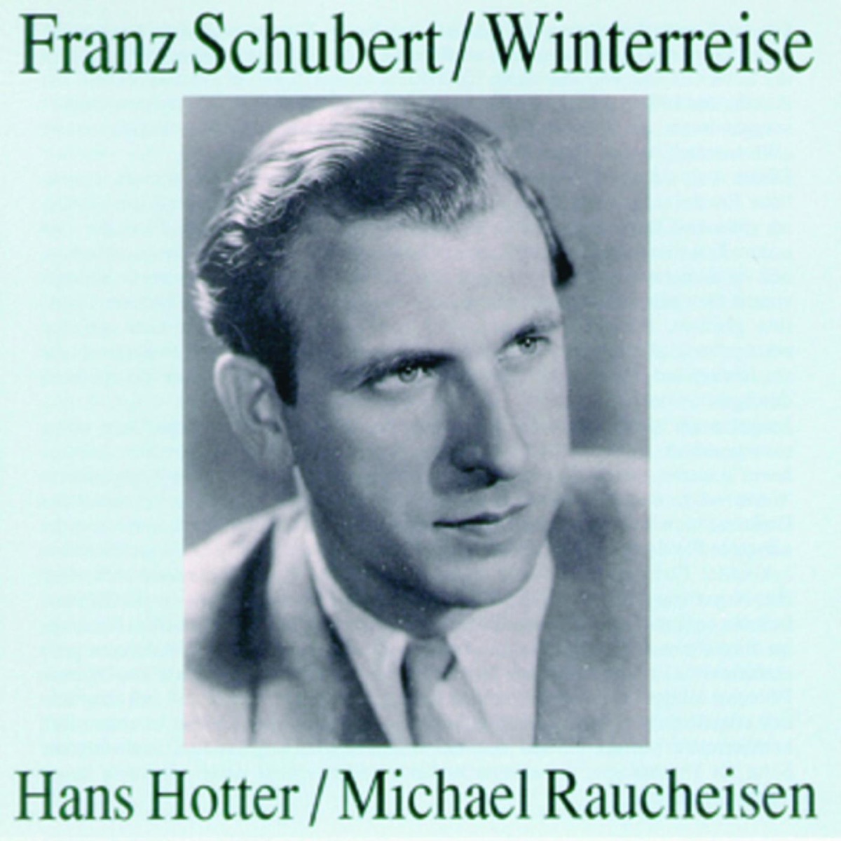 Winterreise by Hans Hotter album cover