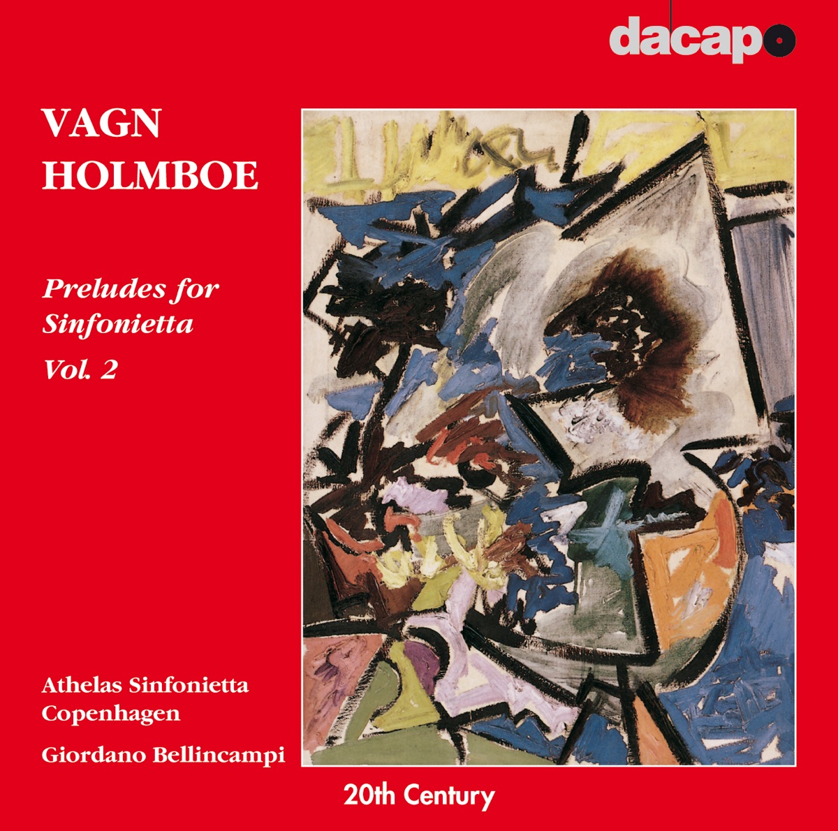 Holmboe: Preludes for Sinfoniettas, Vol. 2 by Athelas Sinfonietta Copenhagen & Giordano Bellincampi album cover