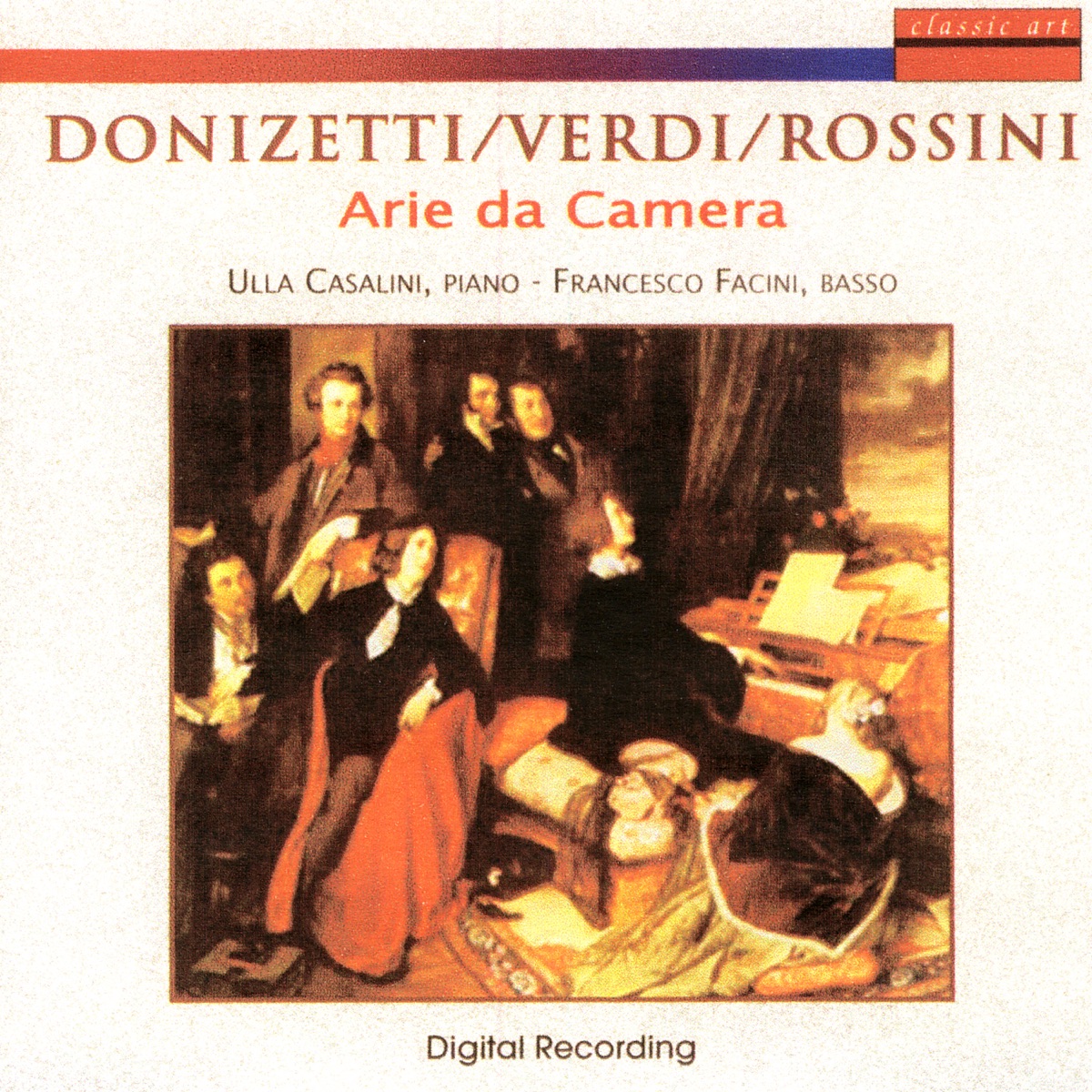 Donizetti/Verdi/Rossini: Arie Da Camera by Francesco Facini & Ulla Casalini album cover