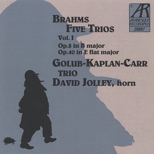 Brahms: Five Trios, Volume I by Golub Kaplan Carr Trio & David Jolley album cover