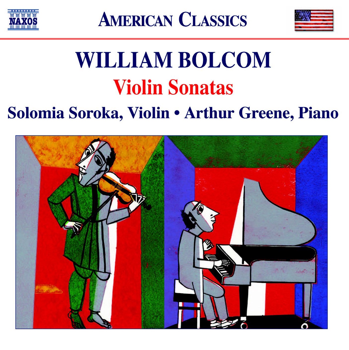 Bolcom: Violin Sonatas No. 1-4 by Arthur Green & Solomia Soroka album cover