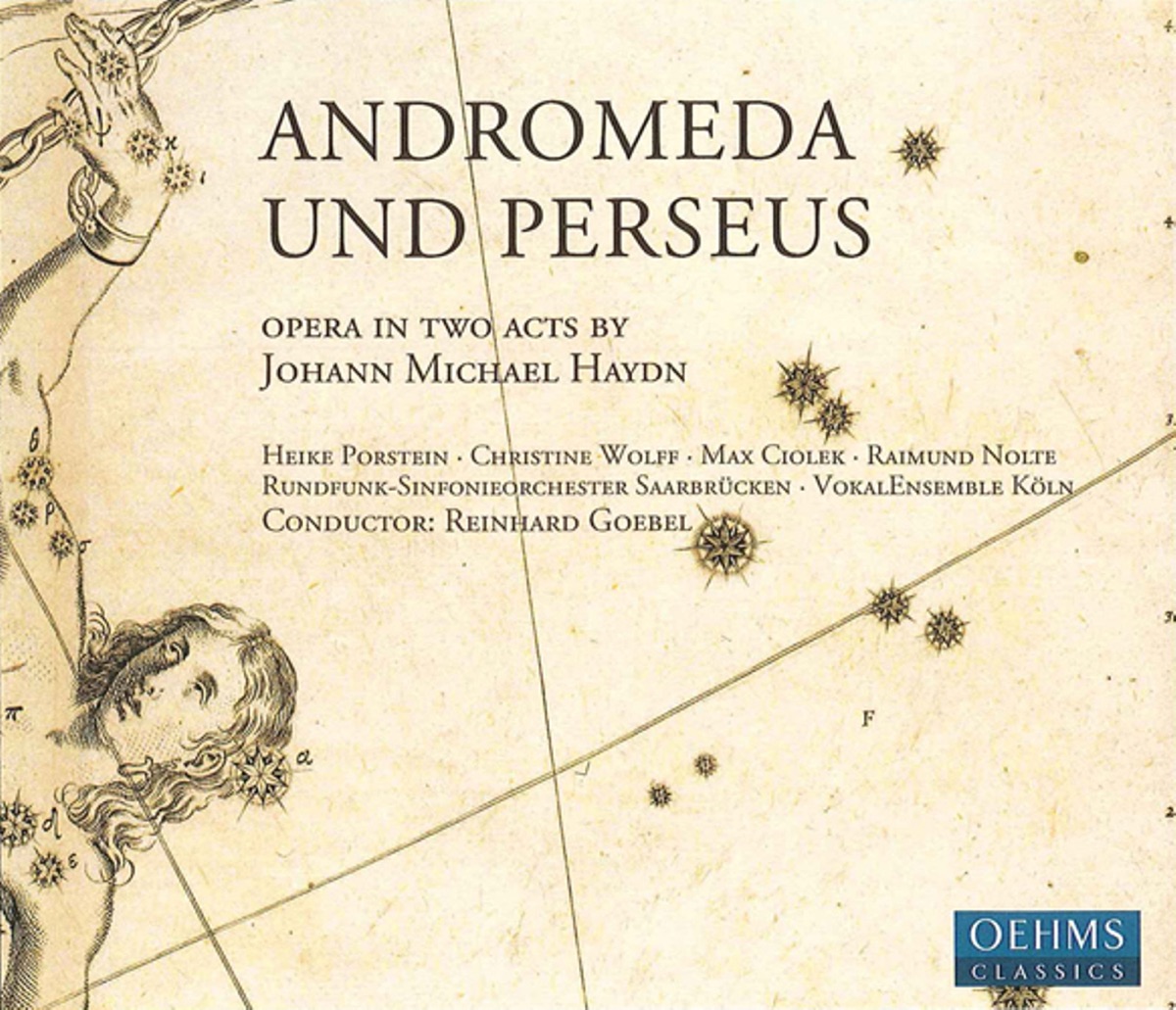 Haydn, M.: Andromeda e Perseo by Raimund Nolte, Cologne Vocal Ensemble, Heike Porstein, Max Ciolek, Christine Wolff, Reinhard Goebel, Gunther Cremer & Saarbrucken Radio Symphony Orchestra album cover