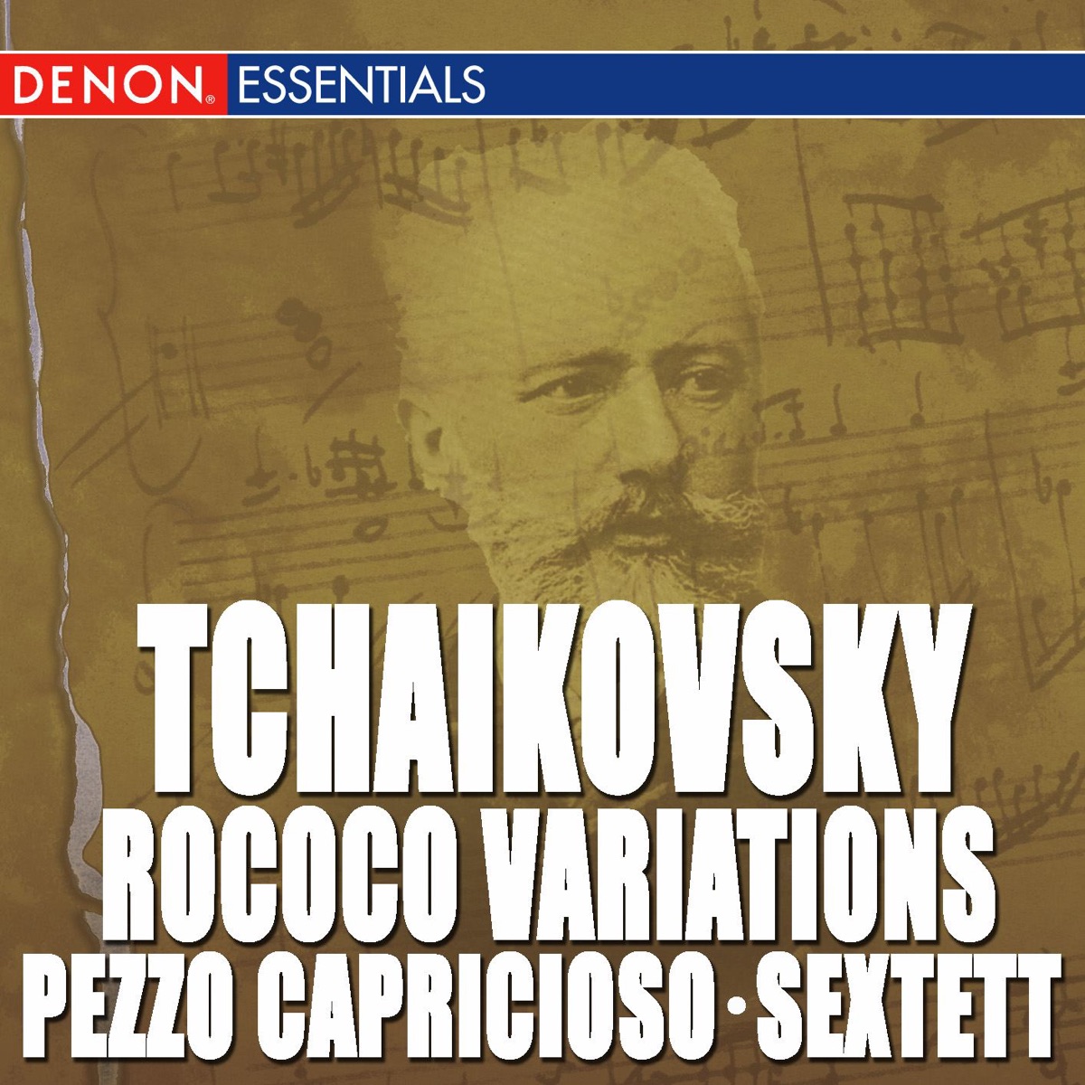 Tchaikovsky: Rococo Variations, Op. 33 - Pezzo Capricioso, Op. 62 - Sextett for Streicher (Souvenir de Florence) by Moscow RTV Symphony Orchestra & Conrad von der Goltz album cover