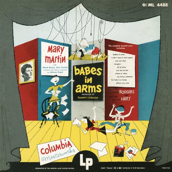 Babes in Arms (1951 Studio Cast Recording) by Rodgers & Hart, Mary Martin, Jack Cassidy & Mardi Bayne album cover